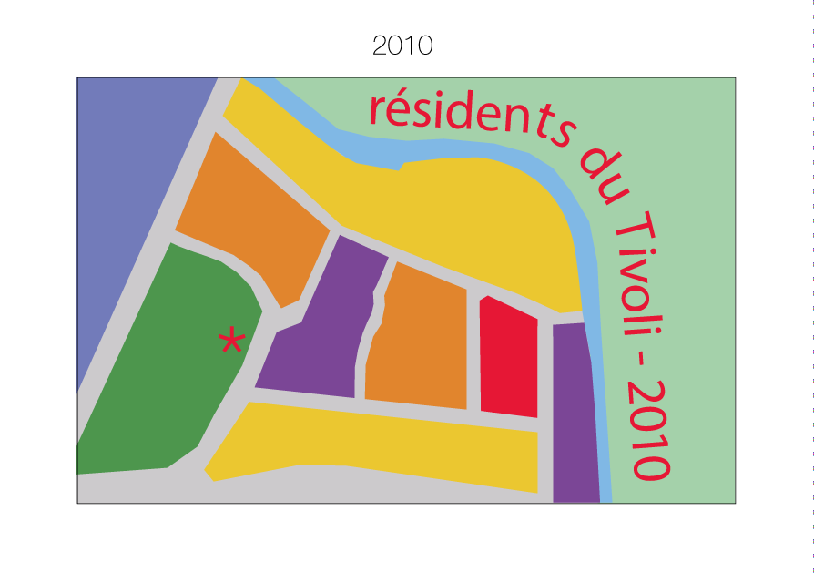 Carte Association des Résidents du Tivoli 2010
