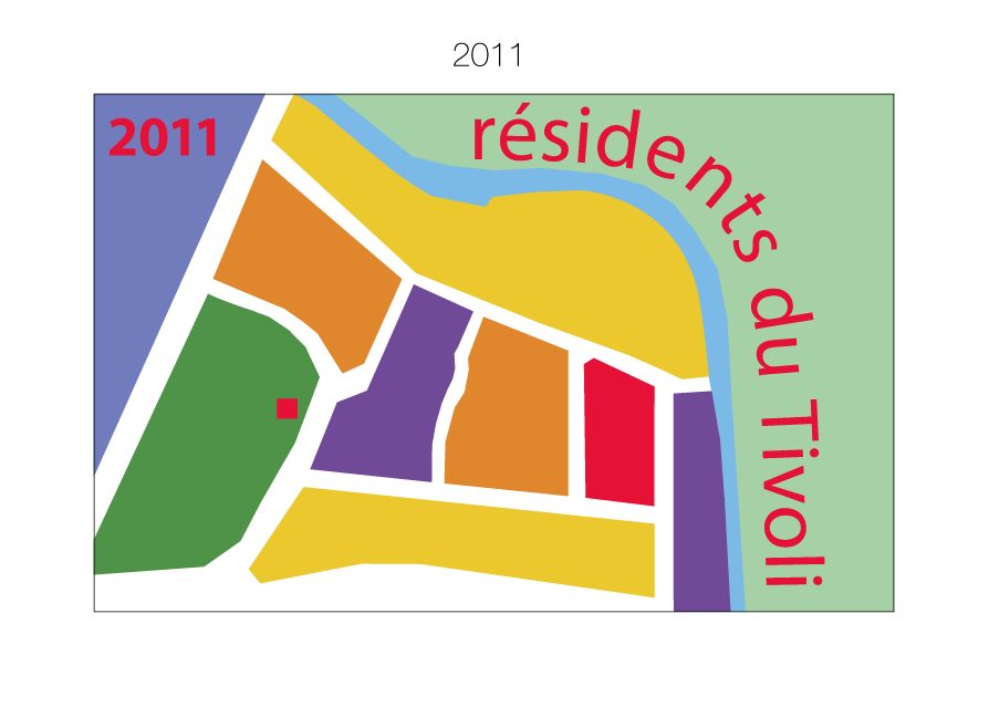 Carte Association des Résidents du Tivoli 2011