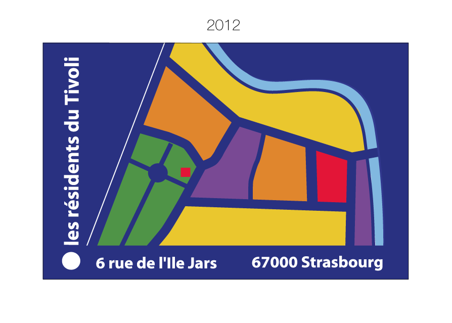 Carte Association des Résidents du Tivoli 2012