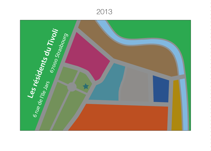 Carte Association des Résidents du Tivoli 2013