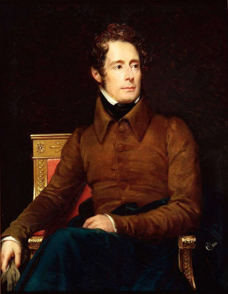Alphonse de Lamartine peint par François Gérard en 1831.